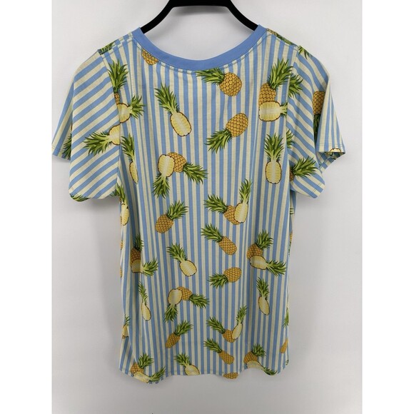 Lularoe V-Neck Christy T  Size L-  Pineapple - Picture 3 of 4